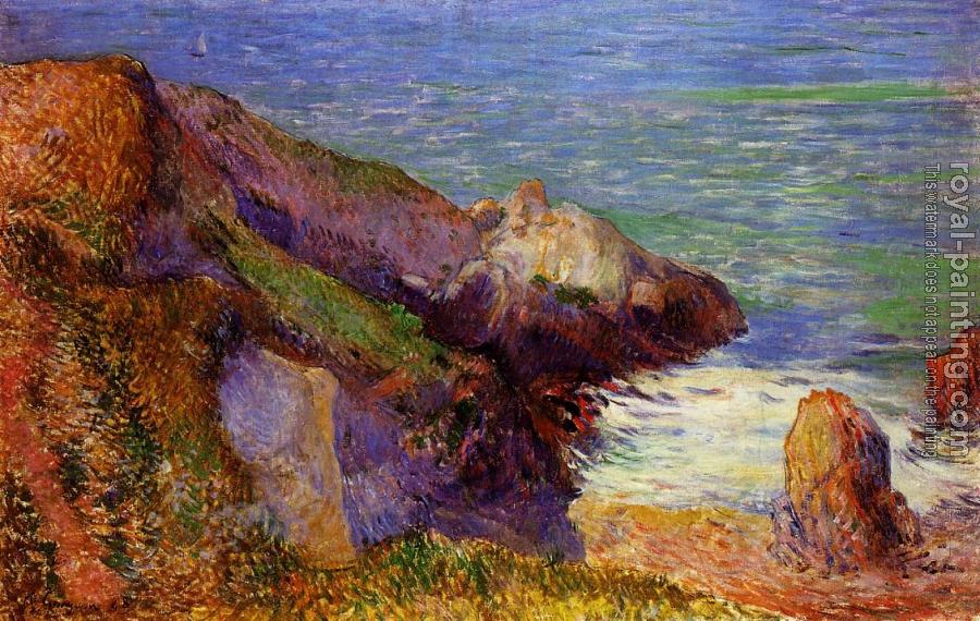 Paul Gauguin : Rocks on the Breton Coast